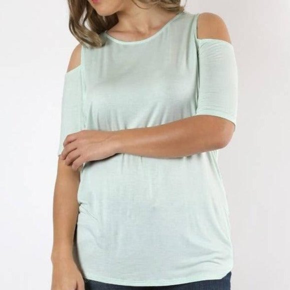 Cold Shoulder Tunic Top - Picture 1 of 1